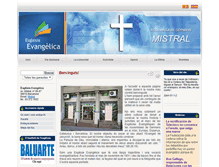 Tablet Screenshot of iglesiamistral.org